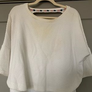 Anthropologie Sweater White - Medium
